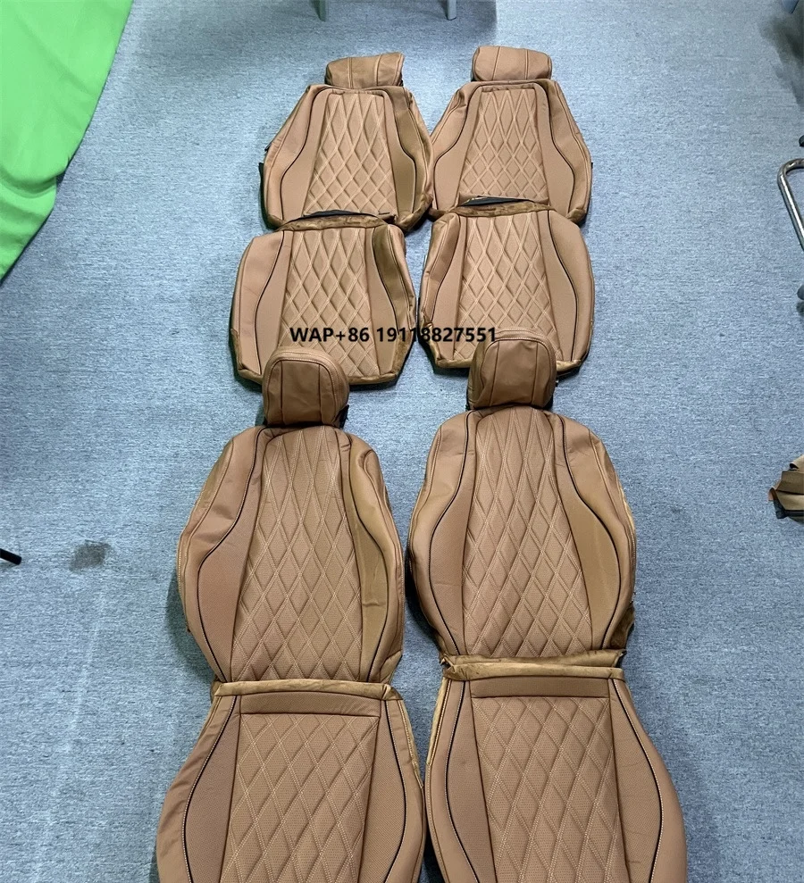 Оптовая продажа высококачественной кожи наппа от фабрики DOS для индивидуальных чехлов на сиденья для GLS450
Оптовая продажа высококачественной кожи наппа от фабрики DOS для индивидуальных чехлов на сиденья для GLS450