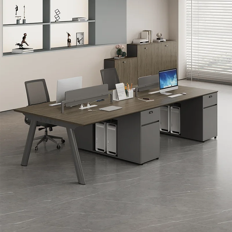Finance Staff and Chair Combination Company 4 People 6 Double Simple Sub-office Staff Desk
Finance Staff and Chair Combination Company 4 People 6 Double Simple Sub-office Staff Desk