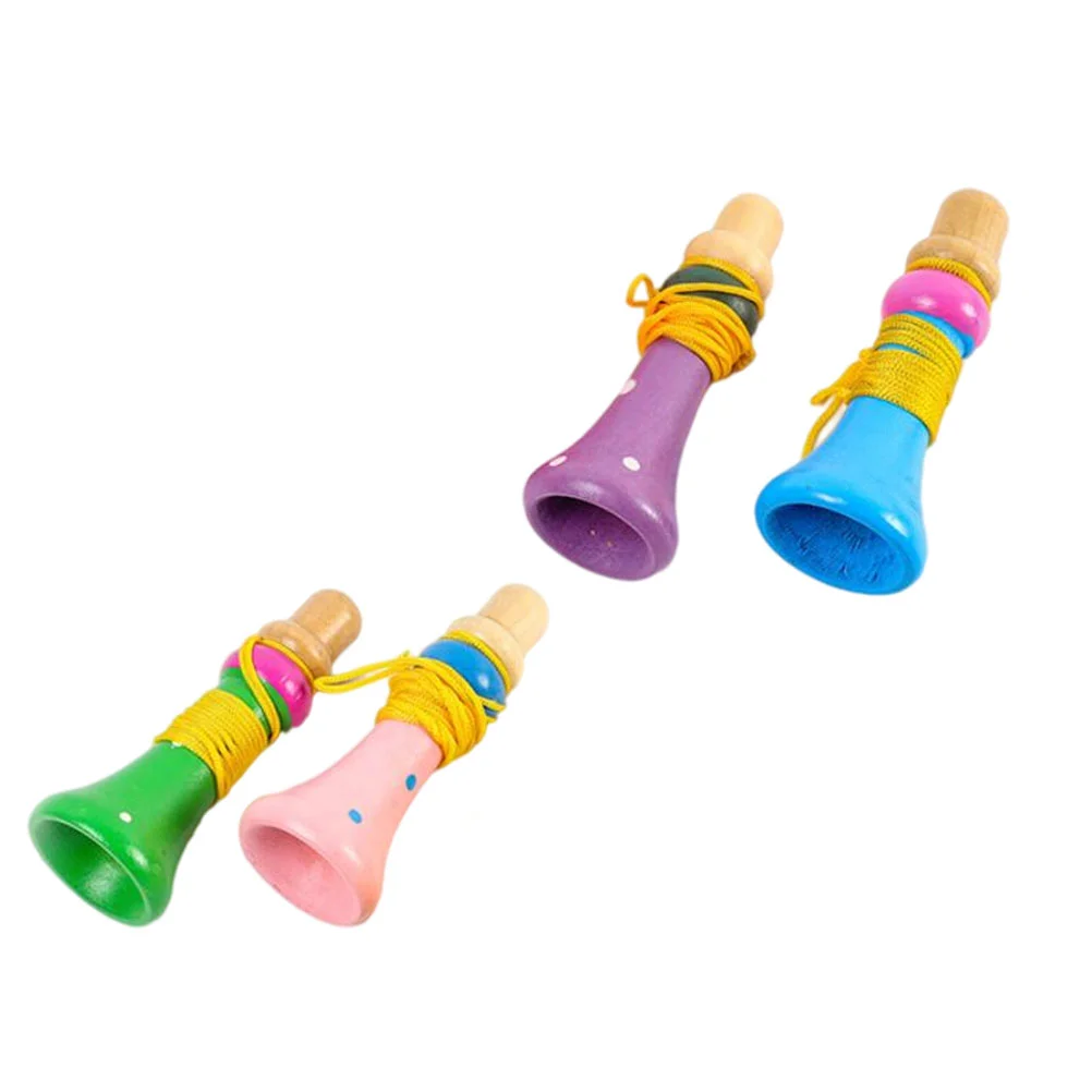 4 Pcs Wooden Trumpet Interest Cultivation Toy Musical Model Children's Early Educational Stage Kids' Toys
4 Pcs Wooden Trumpet Interest Cultivation Toy Musical Model Children's Early Educational Stage Kids' Toys