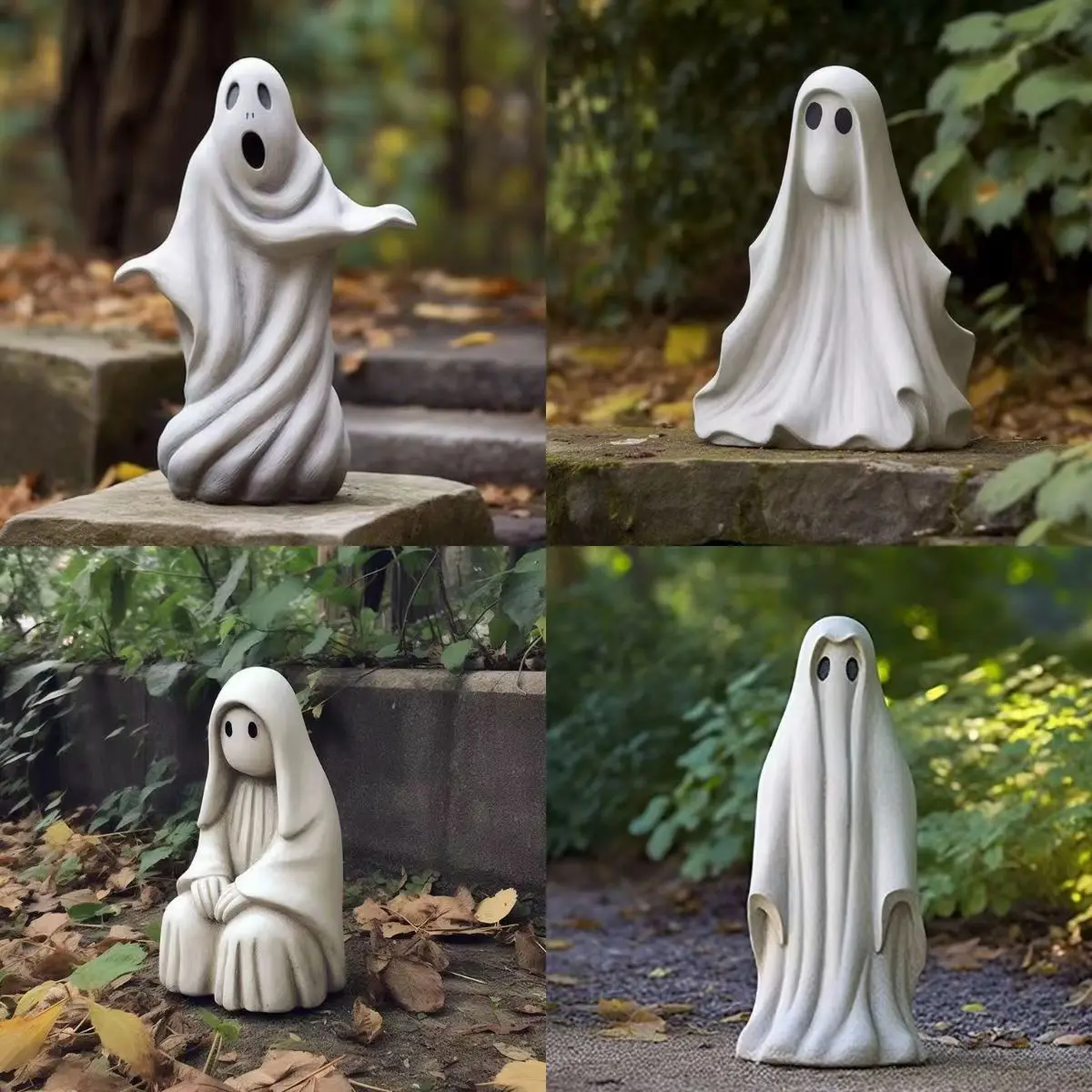 Creative Cute Cartoon Character Halloween White Ghost Figurines for Home Outdoor Garden Decoration Resin Crafts Holiday Gifts
Creative Cute Cartoon Character Halloween White Ghost Figurines for Home Outdoor Garden Decoration Resin Crafts Holiday Gifts