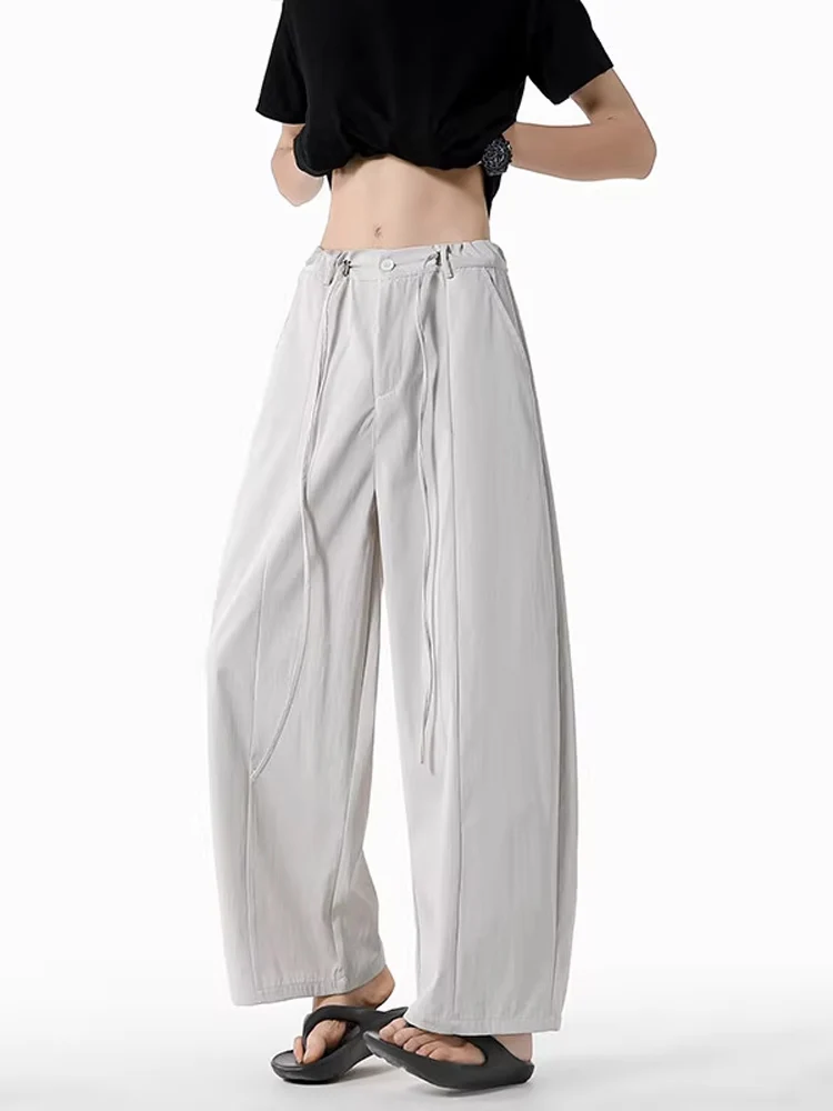 Cleanfit High Waist Slimming Wide Leg Pants Straight Cut Summer Thin Loose Nine Points Trousers for Men And Women
Cleanfit High Waist Slimming Wide Leg Pants Straight Cut Summer Thin Loose Nine Points Trousers for Men And Women