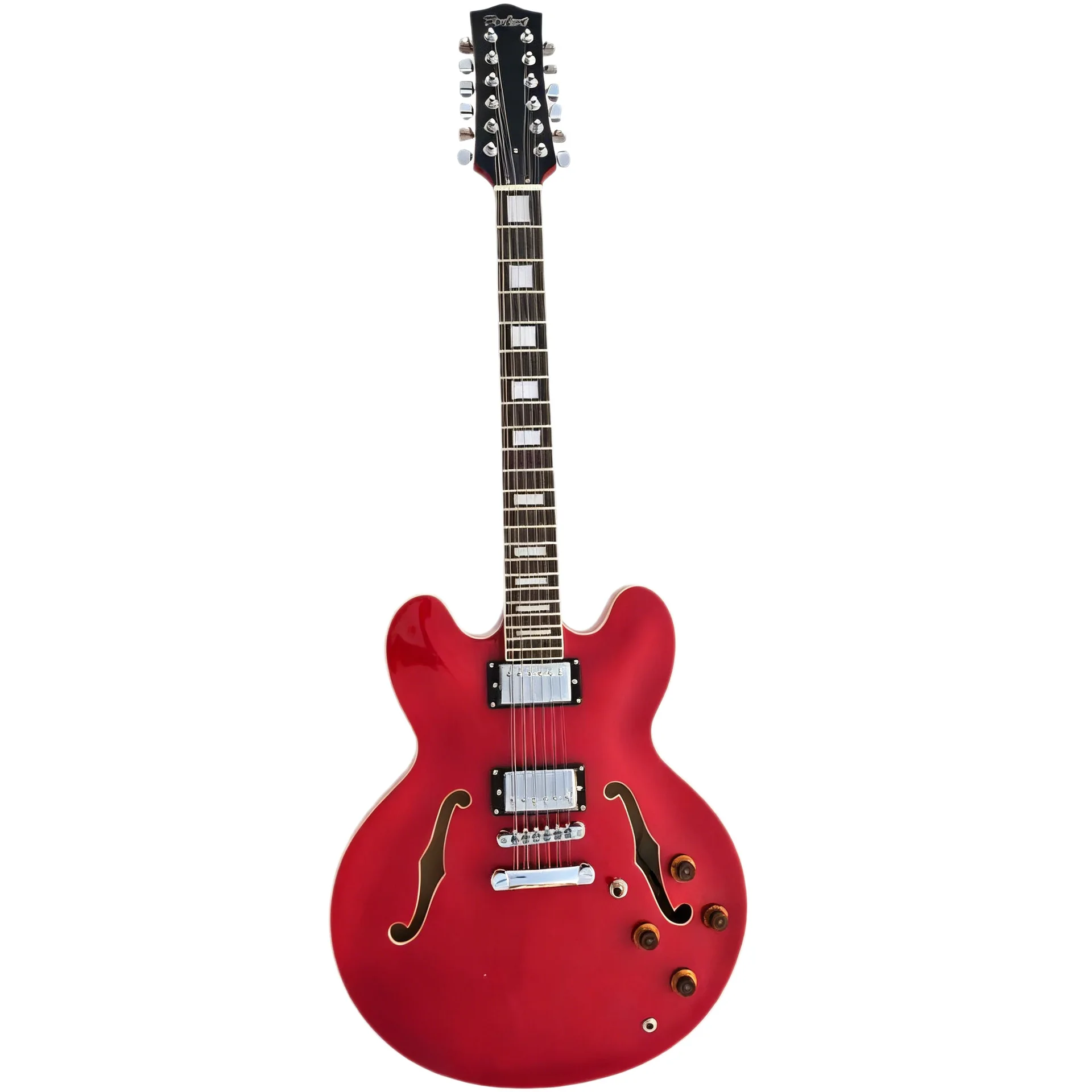 Factory Direct Sale Twelve-String Jazz Electric Guitar with Maple Back F-Hole Semi-Hollow Body
Factory Direct Sale Twelve-String Jazz Electric Guitar with Maple Back F-Hole Semi-Hollow Body