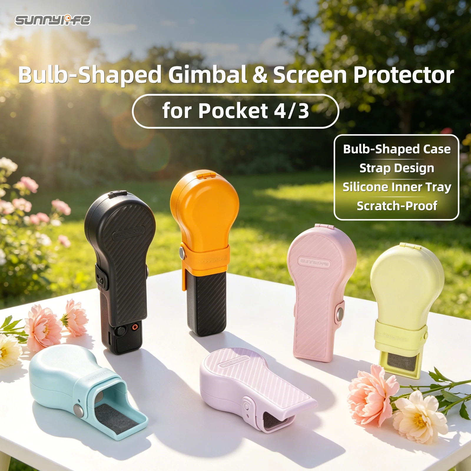 Sunnylife for DJI Osmo Pocket 4/3 Camera Protective Travel Shell with Wrist Strap Dopamine Safety Cover Colour Protective Case
Sunnylife for DJI Osmo Pocket 4/3 Camera Protective Travel Shell with Wrist Strap Dopamine Safety Cover Colour Protective Case