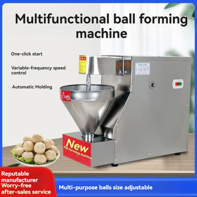 Commercial Fully Automatic Meat Ball Maker Multi-purpose Pork Beef Fish Radish Vegetable Meatball Shaping Machine
Commercial Fully Automatic Meat Ball Maker Multi-purpose Pork Beef Fish Radish Vegetable Meatball Shaping Machine