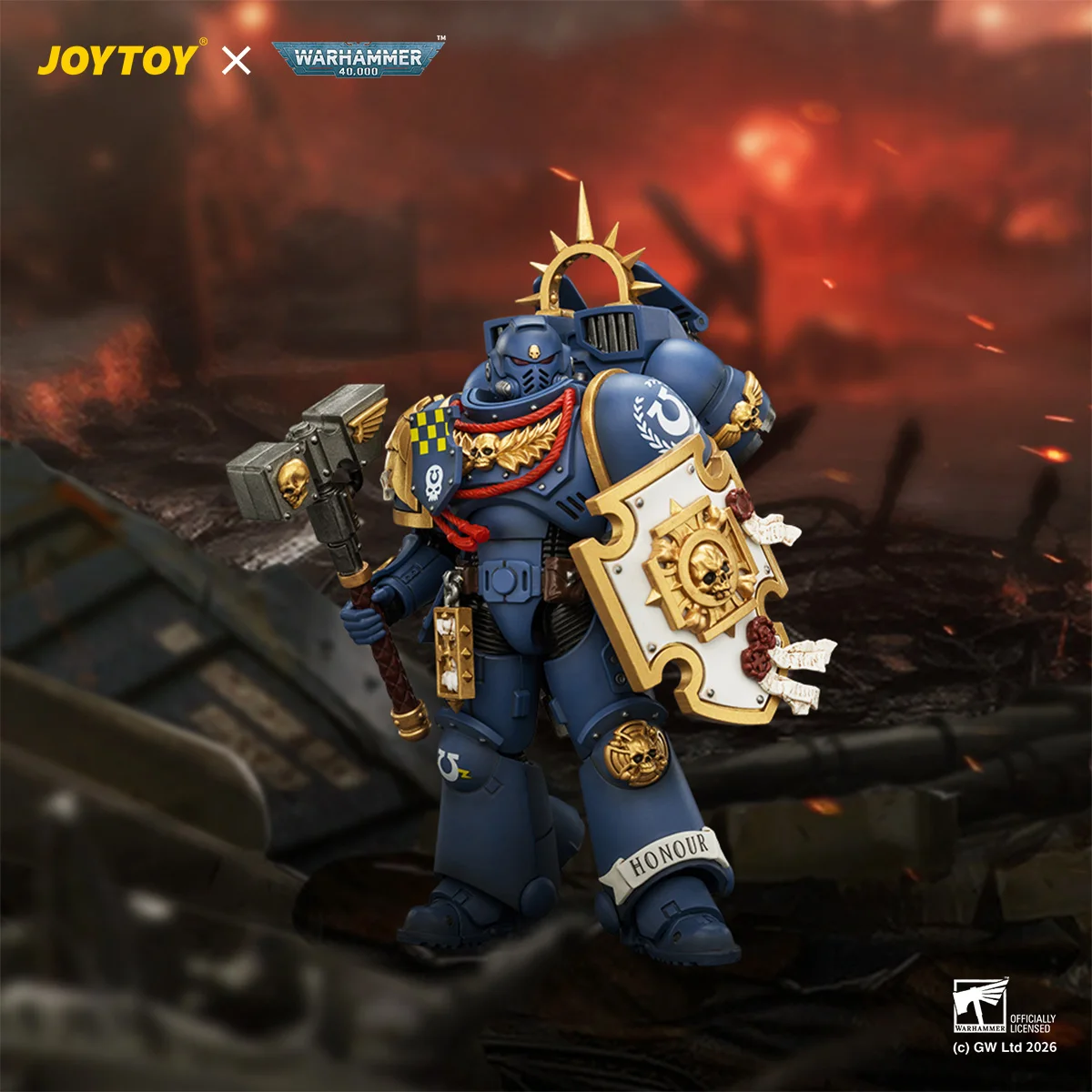 【Pre-sale】JOYTOY Warhammer 40K Ultramarines Captain with Jump Pack and Relic Shield 1/18 Anime Figure
【Pre-sale】JOYTOY Warhammer 40K Ultramarines Captain with Jump Pack and Relic Shield 1/18 Anime Figure