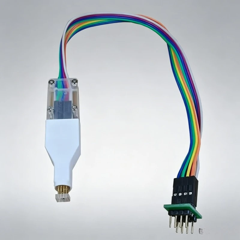 Professional WSON8 Chip Programmer Solderless Download Cable Spring Probe Clip for BIOS SPI Flash
Professional WSON8 Chip Programmer Solderless Download Cable Spring Probe Clip for BIOS SPI Flash