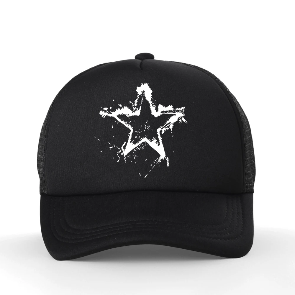 Summer Men Creative Pentagram Printed Mesh Trucker Hat Casual Fashion Breathable Snapback Baseball Cap
Summer Men Creative Pentagram Printed Mesh Trucker Hat Casual Fashion Breathable Snapback Baseball Cap
