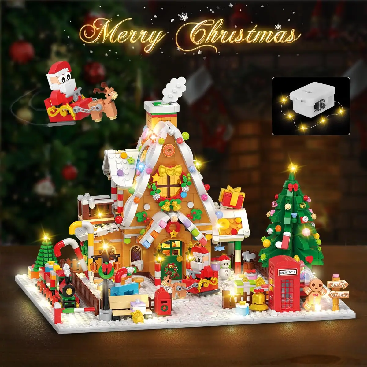 Advent Calendar 2025 Gingerbread House Building Set with Led 24 Days Christmas Countdown Xmas Tree Train Gift for Adults Teens
Advent Calendar 2025 Gingerbread House Building Set with Led 24 Days Christmas Countdown Xmas Tree Train Gift for Adults Teens