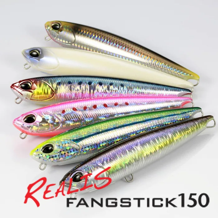 Japan Imported DUO Lure Bait FANGSTICK150 Fangs Series 40g Dog Fish Surface Pencil
Japan Imported DUO Lure Bait FANGSTICK150 Fangs Series 40g Dog Fish Surface Pencil