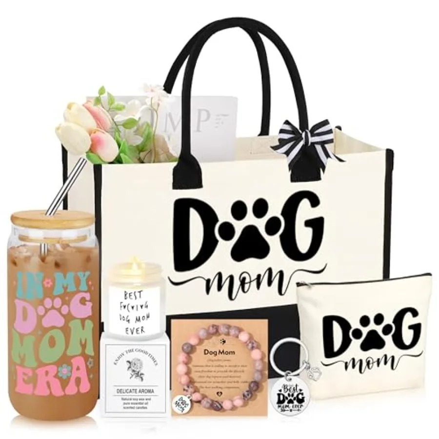 JoycuFF Dog Mom Gifts for Women, Mothers Day Birthday Christmas Gifts for Dog Mom Best Friend Sister Daughter Women Tote Bag
JoycuFF Dog Mom Gifts for Women, Mothers Day Birthday Christmas Gifts for Dog Mom Best Friend Sister Daughter Women Tote Bag