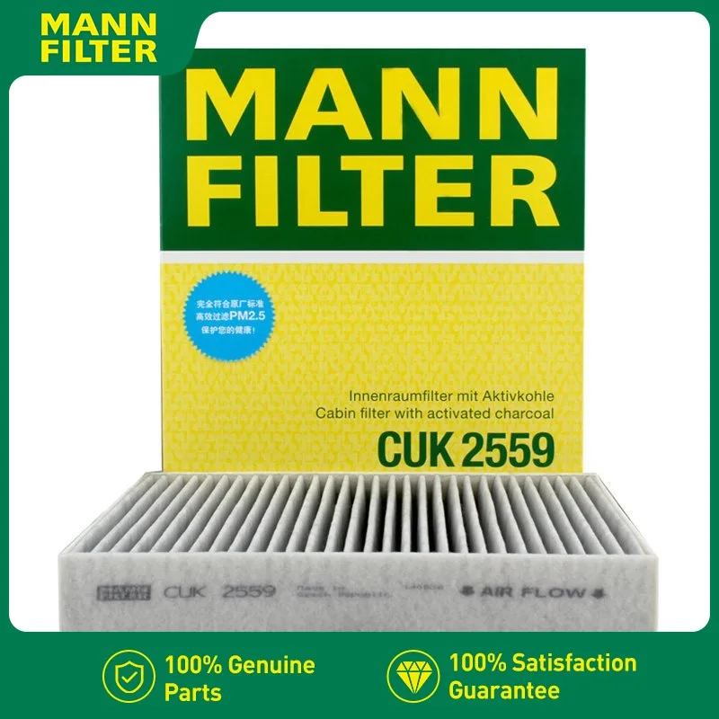 CUK2559 MANN FILTER Cabin Air Filter For Ford C-MAX 2007-10,S-MAX 2006-14,Mondeo 2008-15,Kuga 2008-12,Galaxy 2006-18 1494697
CUK2559 MANN FILTER Cabin Air Filter For Ford C-MAX 2007-10,S-MAX 2006-14,Mondeo 2008-15,Kuga 2008-12,Galaxy 2006-18 1494697