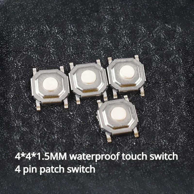 4 * 4 * 1.5mm 4-foot light touch switch small button patch waterproof micro switch
4 * 4 * 1.5mm 4-foot light touch switch small button patch waterproof micro switch