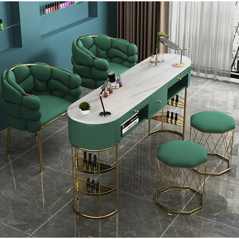 Nordic Creative Marble Nail Tables Salon Furniture Double Nail Manicure Table Set Nail Shop Single Professional Manicure Table
Nordic Creative Marble Nail Tables Salon Furniture Double Nail Manicure Table Set Nail Shop Single Professional Manicure Table