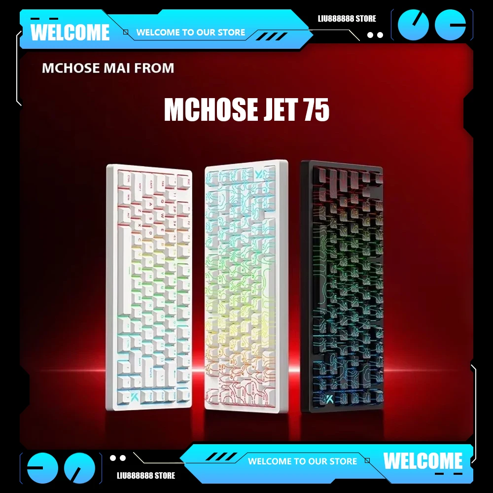 MCHOSE Jet 75 Mechancial Keyboard 8k Low Latency Magnetic Switch Esports Grade Gasket Structure Customized Wired Gaming Keyboard
MCHOSE Jet 75 Mechancial Keyboard 8k Low Latency Magnetic Switch Esports Grade Gasket Structure Customized Wired Gaming Keyboard