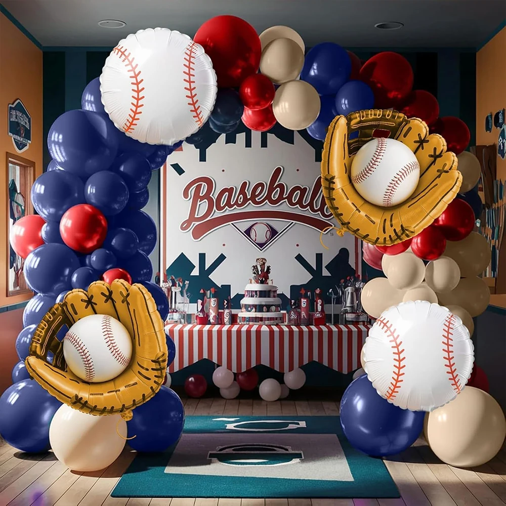 Baseball Foil Balloon Set Baseball Theme Game Night Birthday Party Decoration Baseball-themed balloon decoration
Baseball Foil Balloon Set Baseball Theme Game Night Birthday Party Decoration Baseball-themed balloon decoration
