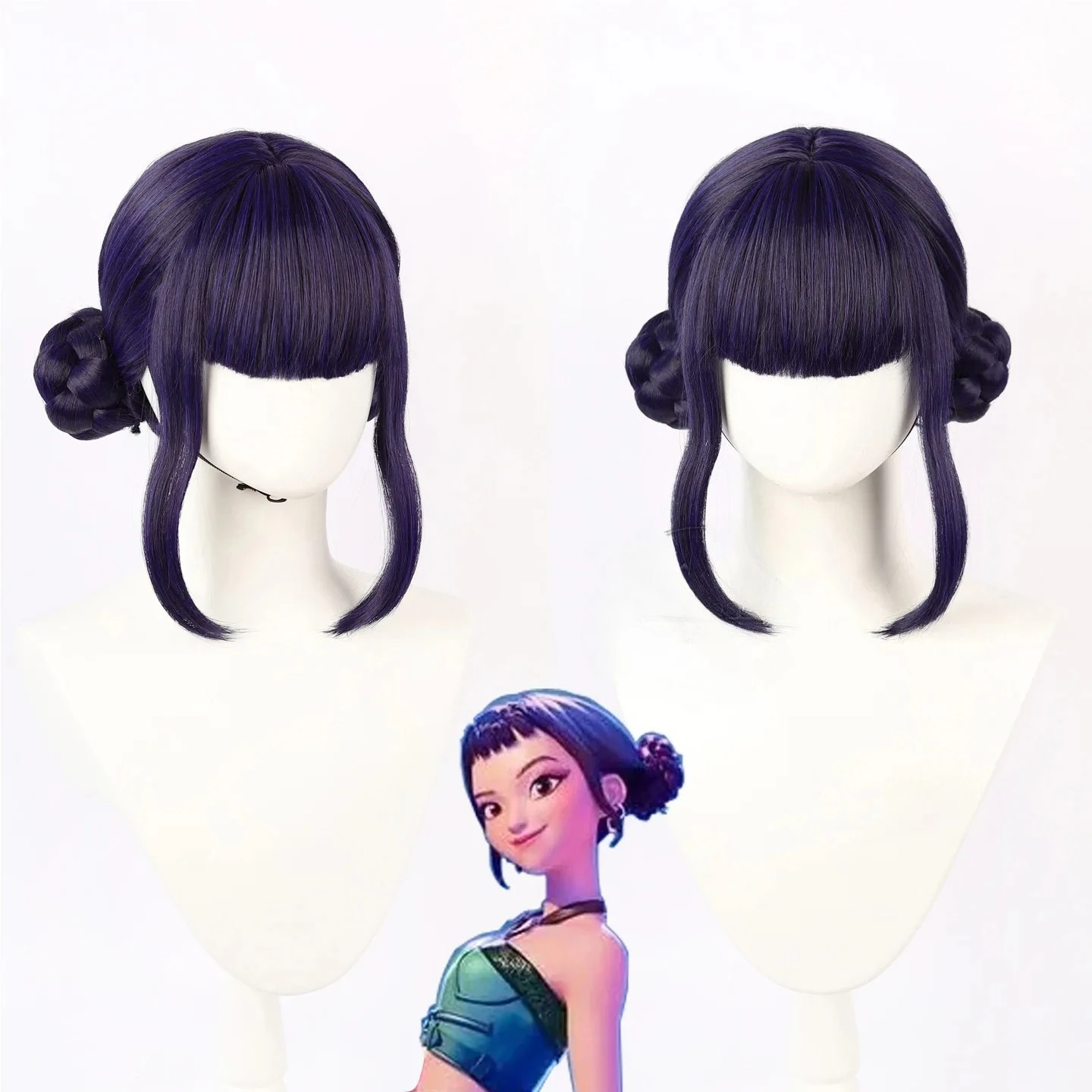 Zoey Cosplay Wigs K-Pop Demon Hunters Costume Accessories Halloween Party Woman Carnival Festival Black Short Hair
Zoey Cosplay Wigs K-Pop Demon Hunters Costume Accessories Halloween Party Woman Carnival Festival Black Short Hair