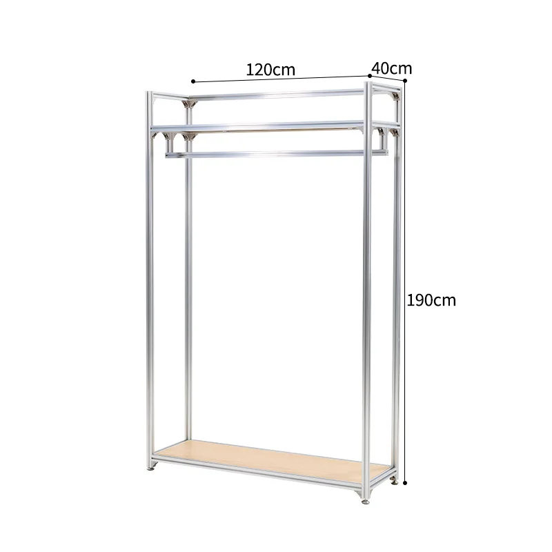 Aluminum profile women's clothing store shelf display rack hanger display rack
Aluminum profile women's clothing store shelf display rack hanger display rack