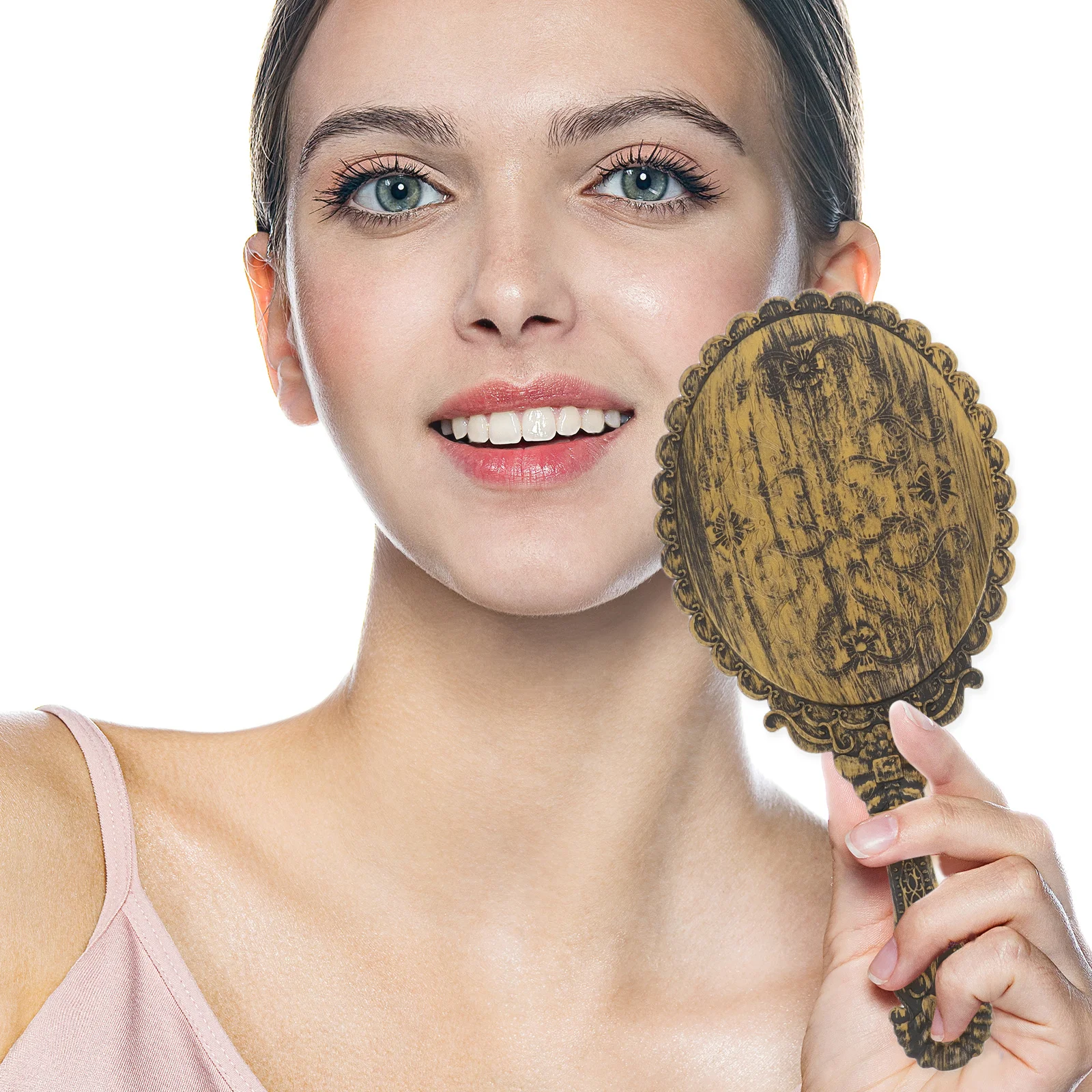 3Pcs Embossed Floral Vintage Handheld Mirror Compact Makeup Vanity Mirror Portable for Travel Office Hand Handheld
3Pcs Embossed Floral Vintage Handheld Mirror Compact Makeup Vanity Mirror Portable for Travel Office Hand Handheld