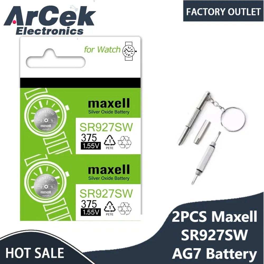 2 шт. оригинальные литиевые батареи Maxell SR927SW AG7 395 LR927 395AL926F, кнопочная батарея для часов, игрушки, контрольный калькулятор
2 шт. оригинальные литиевые батареи Maxell SR927SW AG7 395 LR927 395AL926F, кнопочная батарея для часов, игрушки, контрольный калькулятор