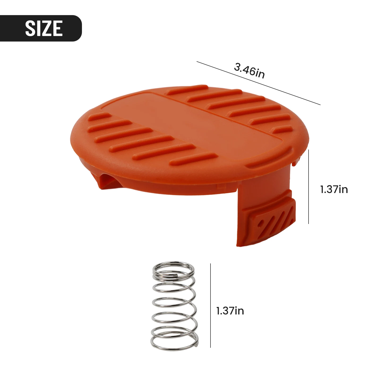 Spool Cover For BLACK & DECKER GLC3630L20-GB Garden Tool Parts NST1810 Garden Tool Accessories Trimmer Spool Cap 
Spool Cover For BLACK & DECKER GLC3630L20-GB Garden Tool Parts NST1810 Garden Tool Accessories Trimmer Spool Cap