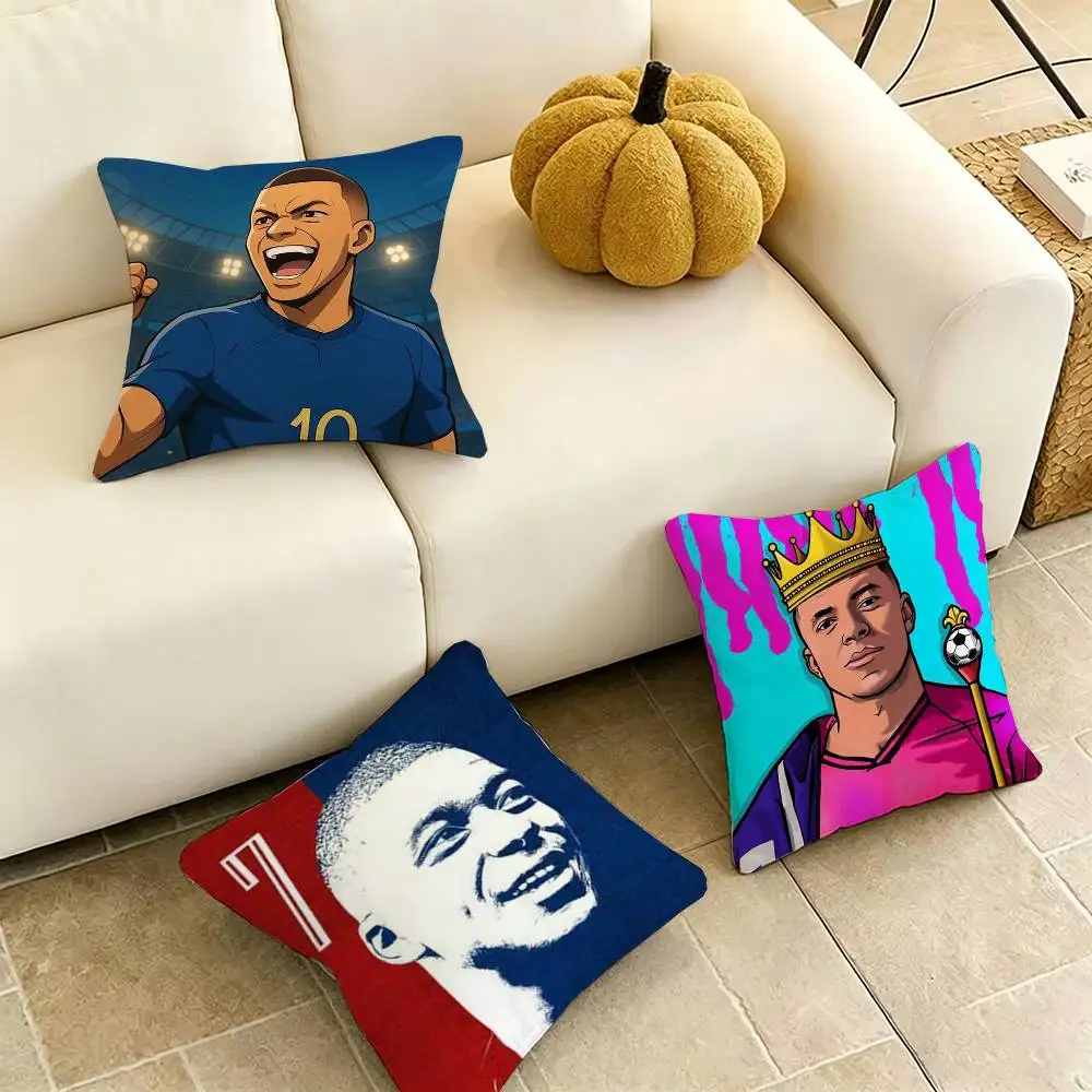 Football Mbappe Cartoon Q-version Square Double-Sided printed Pillow Case Bedroom Bedside Pillow Sofa Cushion Cover Gift
Football Mbappe Cartoon Q-version Square Double-Sided printed Pillow Case Bedroom Bedside Pillow Sofa Cushion Cover Gift