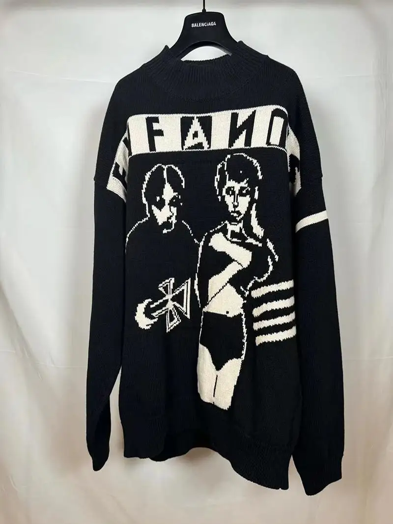 Повседневный шерстяной трикотаж, круглый, свободный крой, с принтом, портретный дизайн, мужская и женская модная толстовка, дышащая, удобная
Повседневный шерстяной трикотаж, круглый, свободный крой, с принтом, портретный дизайн, мужская и женская модная толстовка, дышащая, удобная