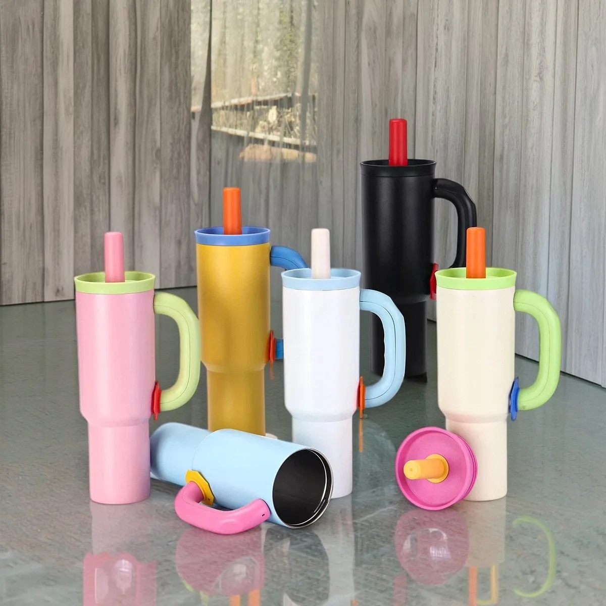 40oz Straw Cup, Portable Ice Cup, Car Cup with Handle, 304 Stainless Steel Thermos Cup, Outdoor Cold-Keeping Cup, Sports Water Bottle, Portable Cold-Keeping Bottle, Ice Cup, Powder-Coated Surface, More Durable, Product Free of Bpa
40oz Straw Cup, Portable Ice Cup, Car Cup with Handle, 304 Stainless Steel Thermos Cup, Outdoor Cold-Keeping Cup, Sports Water Bottle, Portable Cold-Keeping Bottle, Ice Cup, Powder-Coated Surface, More Durable, Product Free of Bpa