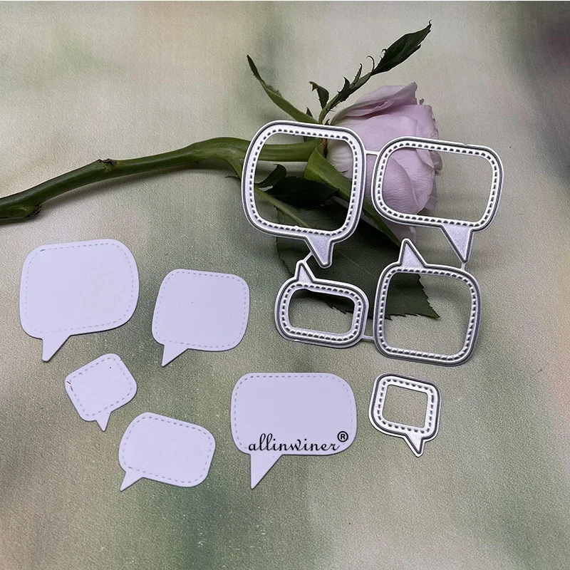 latest Dialog frame series Metal Cutting Dies for DIY Scrapbooking Album Paper Cards Decorative Crafts Embossing Die Cuts
latest Dialog frame series Metal Cutting Dies for DIY Scrapbooking Album Paper Cards Decorative Crafts Embossing Die Cuts