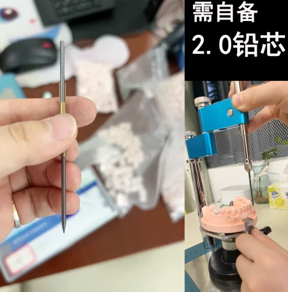 Регулируемый измерительный прибор для стоматологических моделей с рукояткой для шлифовального станка с зажимным механизмом для удобства наблюдения.
Регулируемый измерительный прибор для стоматологических моделей с рукояткой для шлифовального станка с зажимным механизмом для удобства наблюдения.