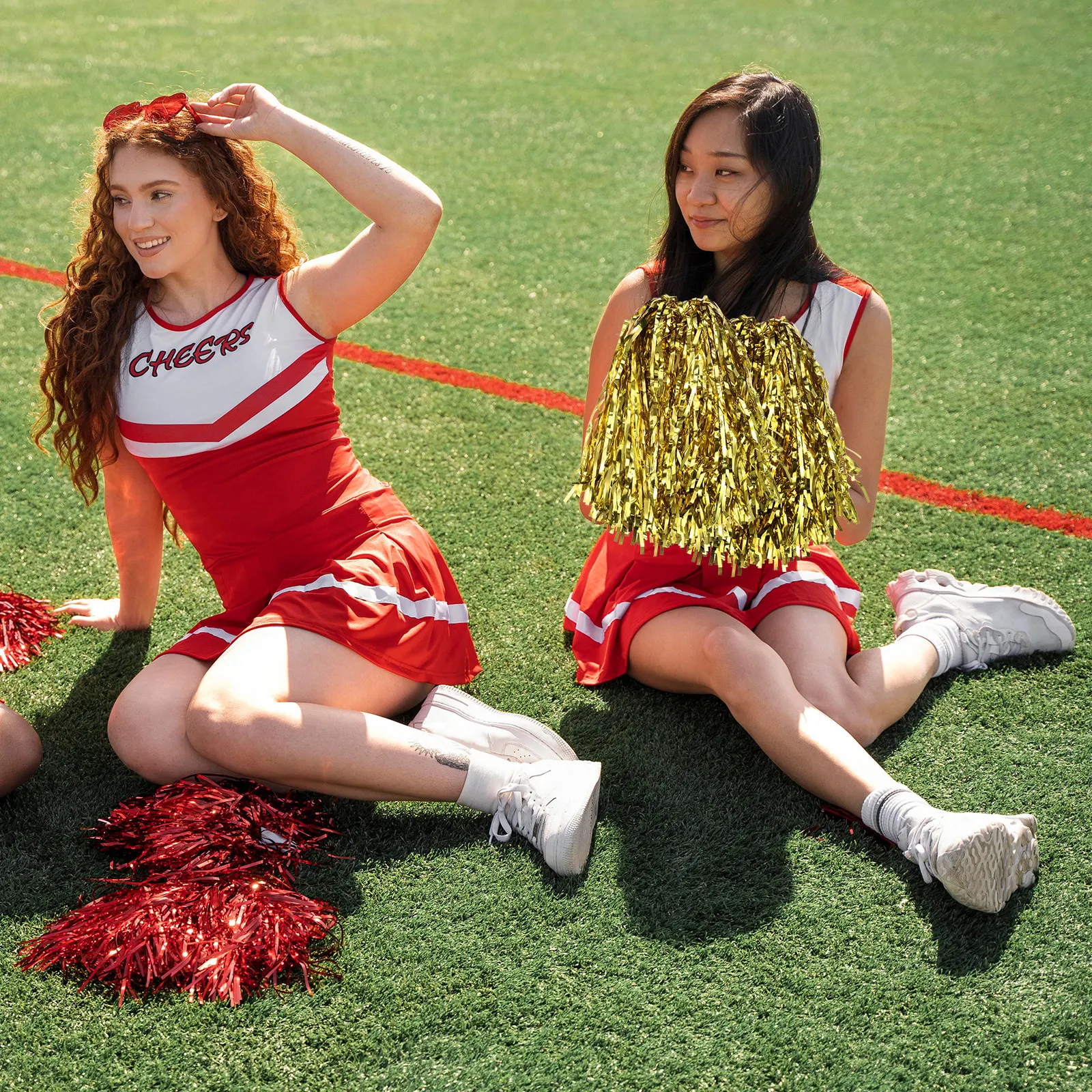 7Pairs Handheld Cheerleader Pom Poms Cheerleading Props Sports Event Party Supplies Spirited Cheering Items
7Pairs Handheld Cheerleader Pom Poms Cheerleading Props Sports Event Party Supplies Spirited Cheering Items