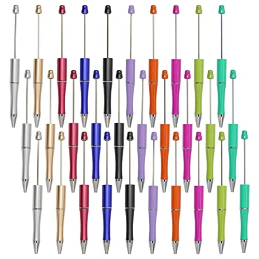 30Pcs Beadable Pens Plastic Bead Ballpoint DIY Cute Cool Pens Ink for Women Men Bridal Graduation Gift Office Supplies
30Pcs Beadable Pens Plastic Bead Ballpoint DIY Cute Cool Pens Ink for Women Men Bridal Graduation Gift Office Supplies