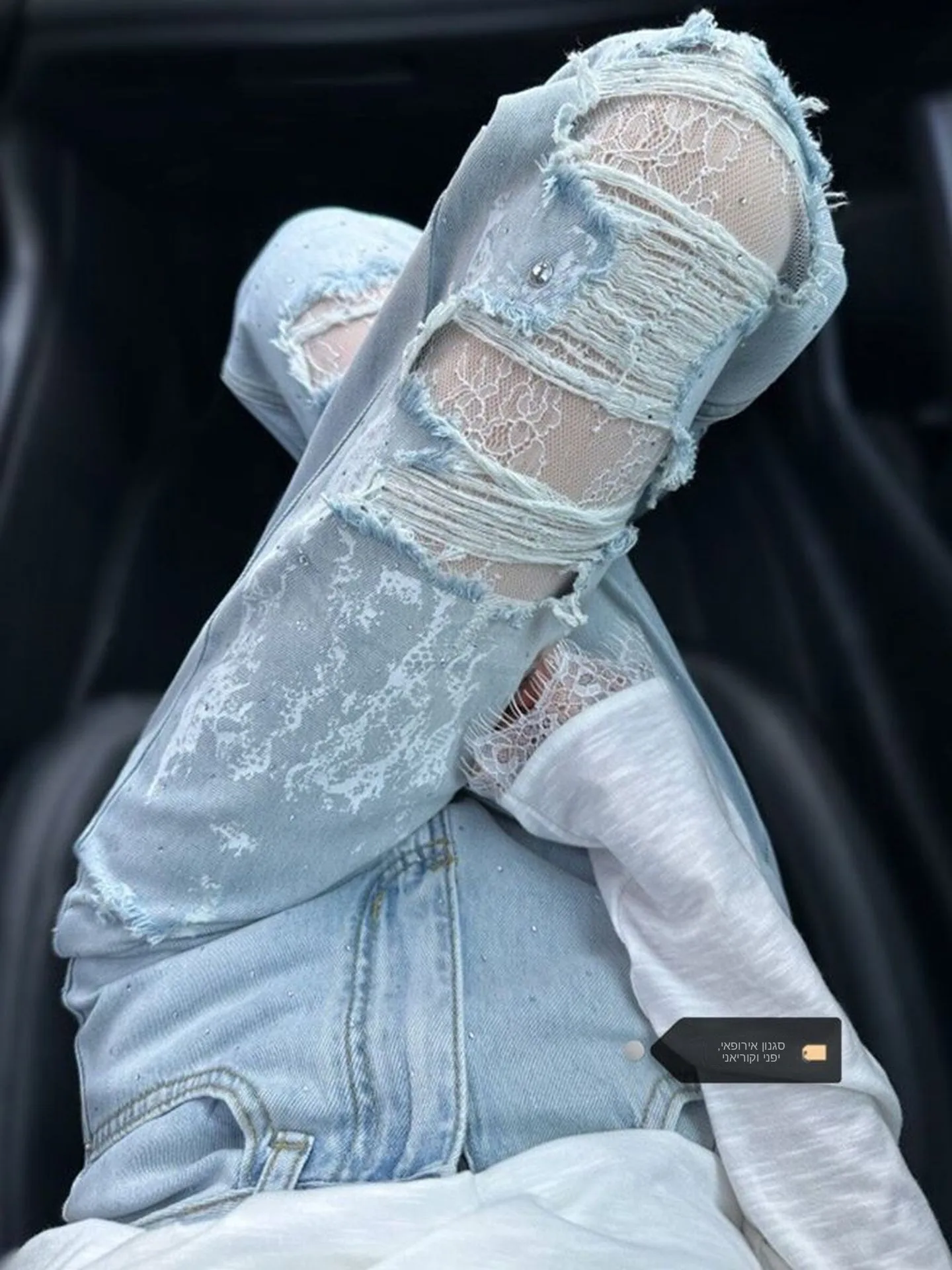 High Waist Wide Leg Denim Jeans Women's Lace Patchwork Hole Design Summer New Style Floor-Length Pants American Style
High Waist Wide Leg Denim Jeans Women's Lace Patchwork Hole Design Summer New Style Floor-Length Pants American Style
