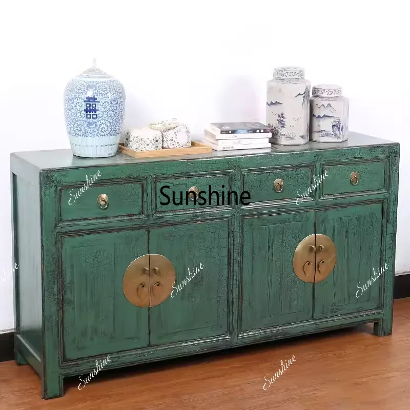New Chinese living room solid wood dining side cabinet storage multi-function cabinet
New Chinese living room solid wood dining side cabinet storage multi-function cabinet
