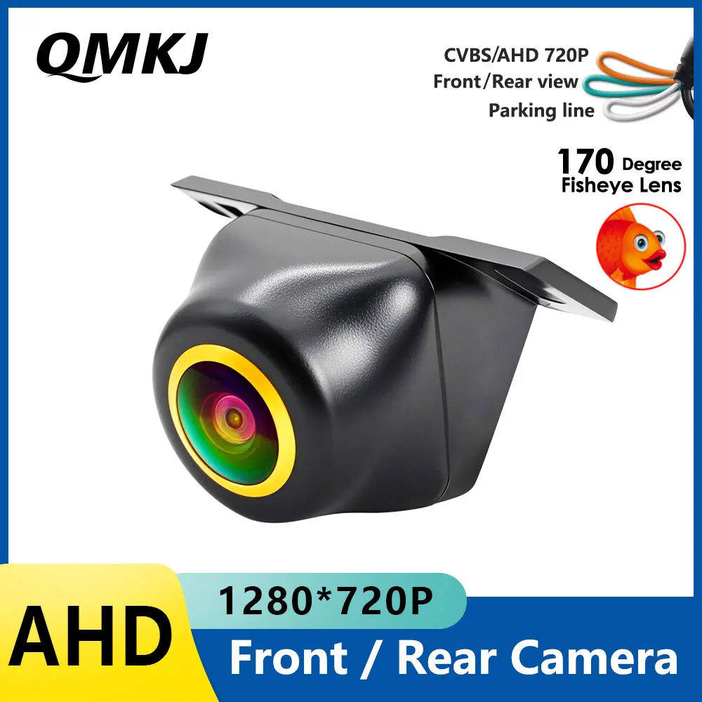 QMKJ 170° Golden Lens 1280*720P Car Rear View Camera HD Night Vision Reverse AHD Vehicle Parking Camera
QMKJ 170° Golden Lens 1280*720P Car Rear View Camera HD Night Vision Reverse AHD Vehicle Parking Camera