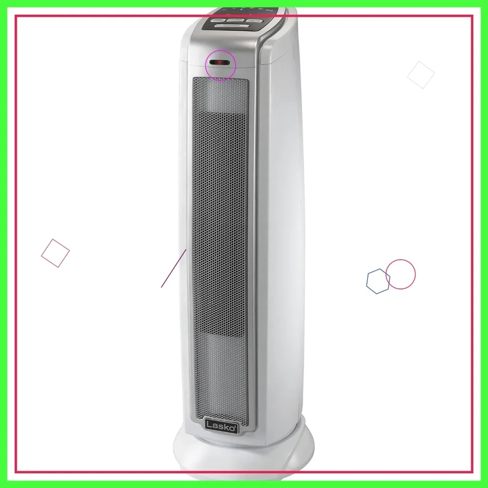 Oscillating Ceramic Tower Space Heater for Home with Overheat Protection, Timer, 22.5 Inches, Silver, 1500W
Oscillating Ceramic Tower Space Heater for Home with Overheat Protection, Timer, 22.5 Inches, Silver, 1500W