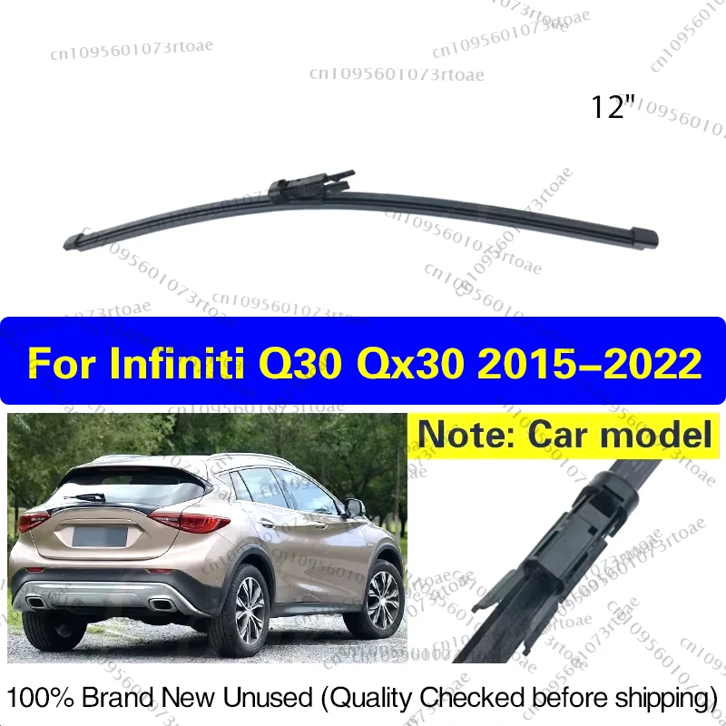 12" Rear Wiper Blade For infiniti Q30 QX30 2015 2016 2017 2018 2019 2020 2021 2022 Windshield Windscreen Brush Car Accessories
12" Rear Wiper Blade For infiniti Q30 QX30 2015 2016 2017 2018 2019 2020 2021 2022 Windshield Windscreen Brush Car Accessories
