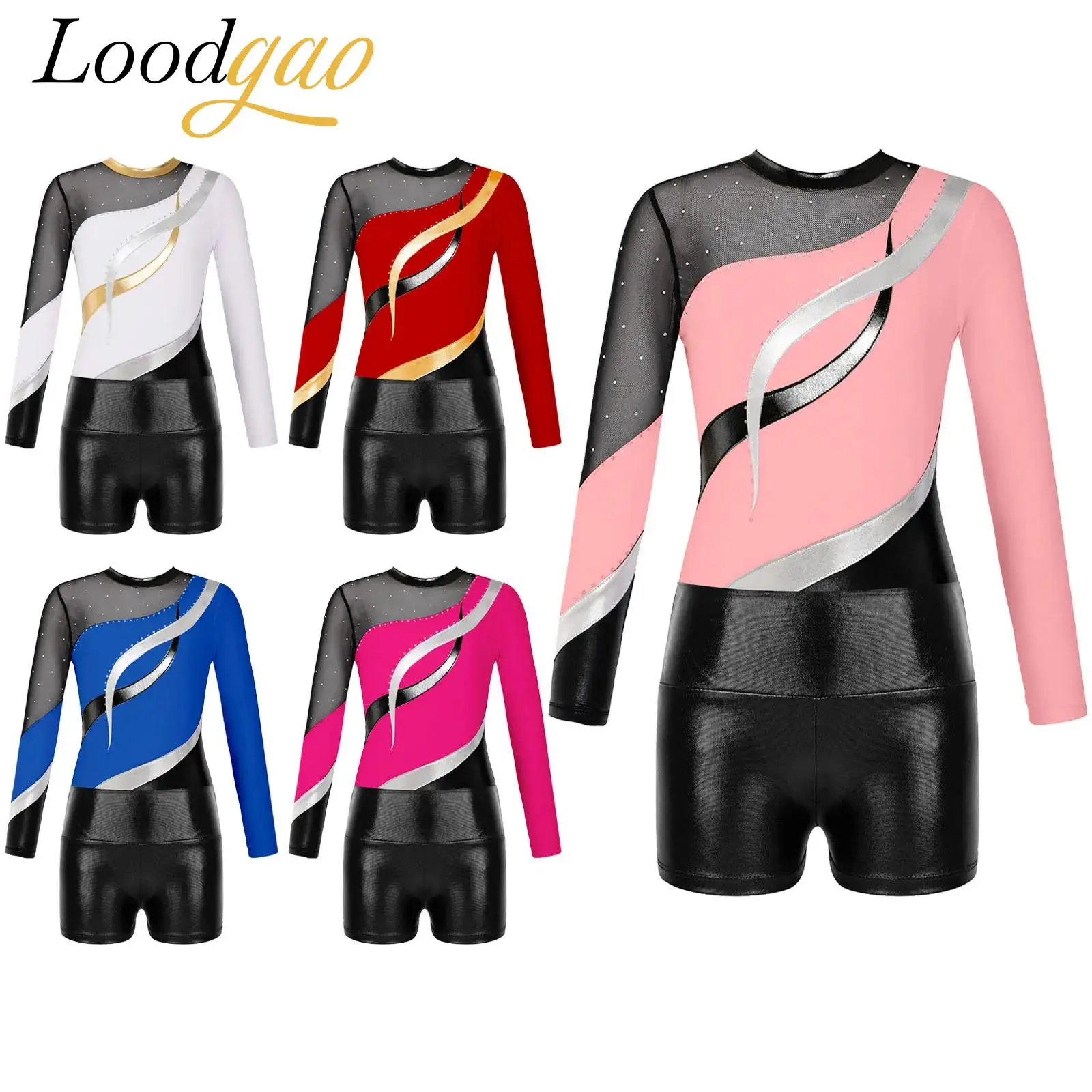 Children's Rhinestone Ballet Outfit Figure Skating Jumpsuit for Girls Kids Long Sleeve Dancewear Gymnastics Leotard + Shorts
Children's Rhinestone Ballet Outfit Figure Skating Jumpsuit for Girls Kids Long Sleeve Dancewear Gymnastics Leotard + Shorts
