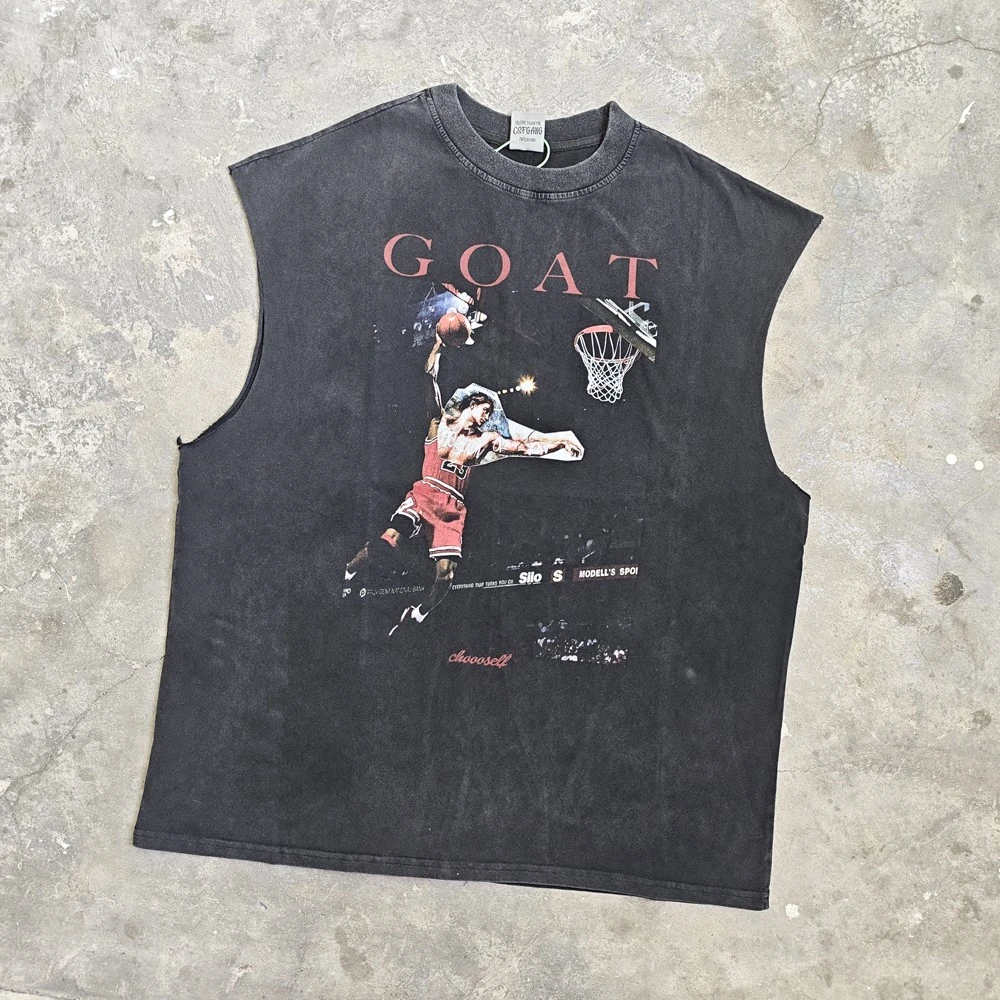 Yao888 Sport Star Graphics Print Vintage Fashion Vest Casual Oversize HipHop Men Tops Baggy Streetwear Tee T Shirt For Men
Yao888 Sport Star Graphics Print Vintage Fashion Vest Casual Oversize HipHop Men Tops Baggy Streetwear Tee T Shirt For Men