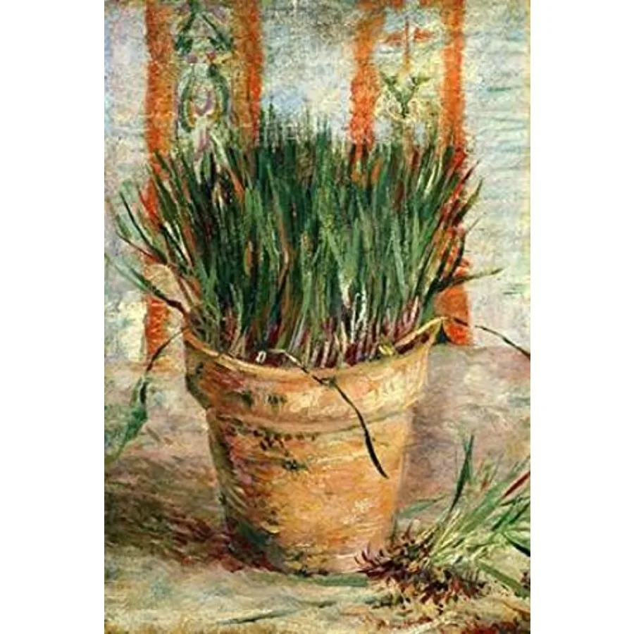 Flowerpot With Chives Poster Print by Vincent Van Gogh 24 x 36
Flowerpot With Chives Poster Print by Vincent Van Gogh 24 x 36