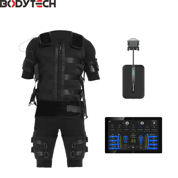 Wireless Ems Gym Training Suit Electro Muscle Stimulation Ems Training Ems in Fitness Studio Gym
Wireless Ems Gym Training Suit Electro Muscle Stimulation Ems Training Ems in Fitness Studio Gym