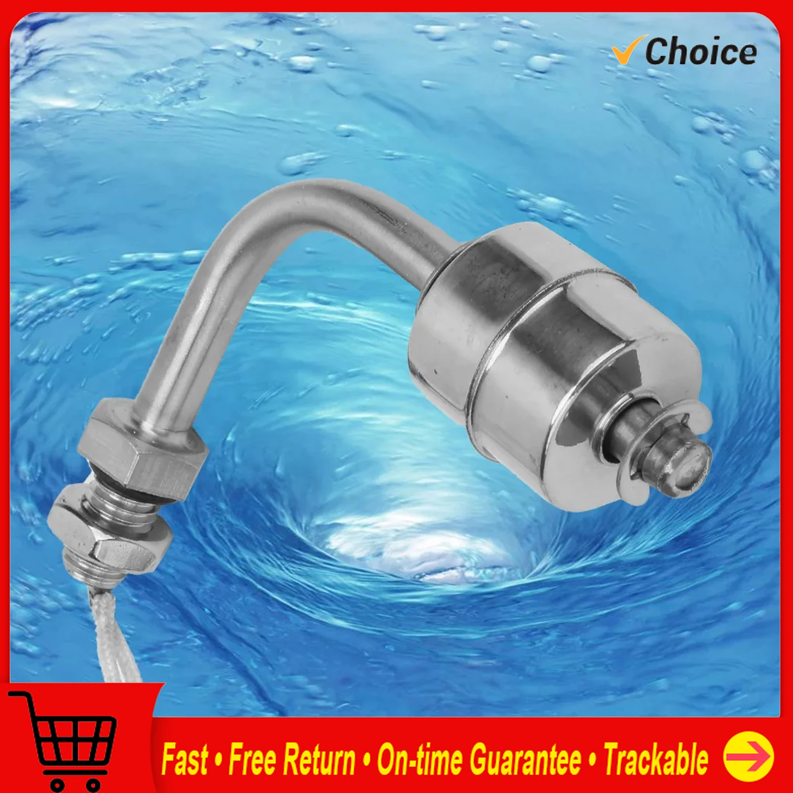 Level Sensor Liquid Level Sensor Stainless Steel Liquid Water Level Sensor Switch for Pool Can 75mm
Level Sensor Liquid Level Sensor Stainless Steel Liquid Water Level Sensor Switch for Pool Can 75mm