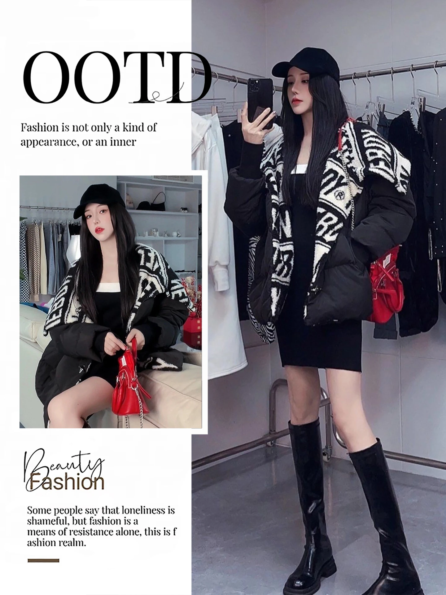 Korean Sle Lazy Flip Collar Cotton Jaet Women's Loose Bread Coat Outerwear Winter New Faion Thinming Trendy Long Sve
Korean Sle Lazy Flip Collar Cotton Jaet Women's Loose Bread Coat Outerwear Winter New Faion Thinming Trendy Long Sve