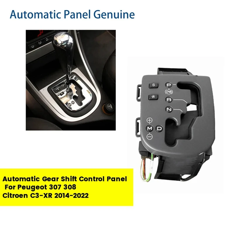 Automatic Gear Shift Control Panel Display Button Cover 98003827VD 96775827ZE For Peugeot 307 308 Citroen C3-XR 14-22
Automatic Gear Shift Control Panel Display Button Cover 98003827VD 96775827ZE For Peugeot 307 308 Citroen C3-XR 14-22