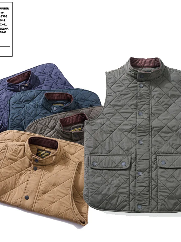 Стеганый вельветовый жилет с ромбовидным узором Thiened, хлопковый пуховый жилет Jaet, молодежный модный повседневный жилет из органического хлопка...
Стеганый вельветовый жилет с ромбовидным узором Thiened, хлопковый пуховый жилет Jaet, молодежный модный повседневный жилет из органического хлопка...