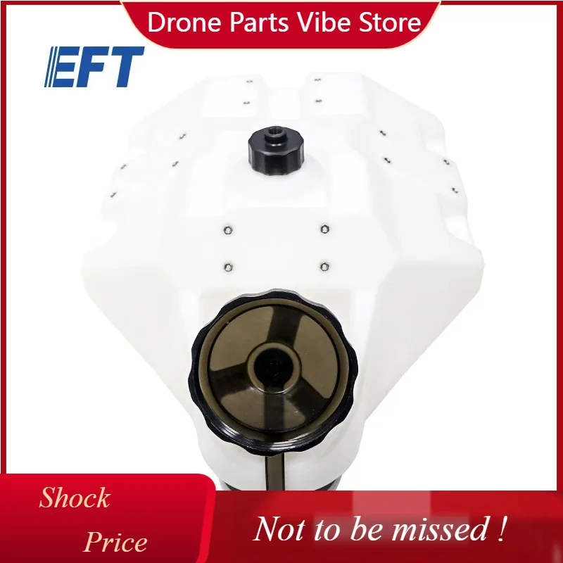 Бак DP0096 EFT 16 л, стандартный, для сельскохозяйственных дронов E416P, E616P, запчасти для опрыскивания пестицидами и защиты растений
Бак DP0096 EFT 16 л, стандартный, для сельскохозяйственных дронов E416P, E616P, запчасти для опрыскивания пестицидами и защиты растений