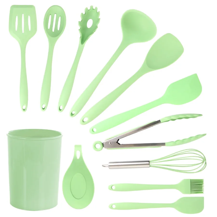Mint Green 12 Piece Silicone Cooking Utensils
Mint Green 12 Piece Silicone Cooking Utensils