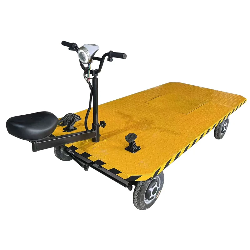 Greenhouse orchard pulling heavy goods electric flatbed truck warehouse transportation front and back riding stall cart trolley
Greenhouse orchard pulling heavy goods electric flatbed truck warehouse transportation front and back riding stall cart trolley