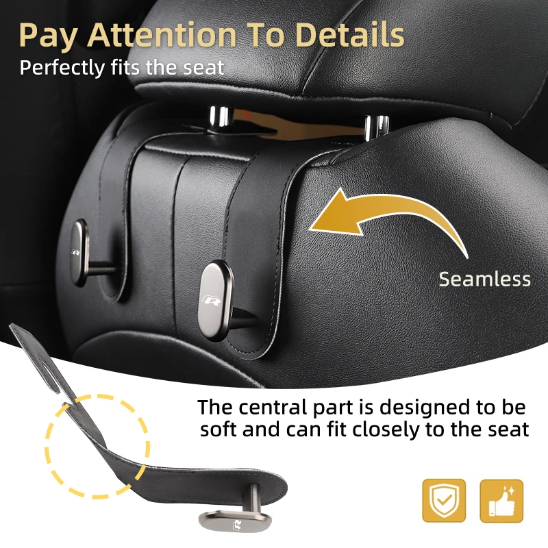Multifunctional Leather and Metal Car Seat Back Storage Hook For Volkswagen Golf GTI Polo Passat Scirocco Tiguan Jetta Beetle
Multifunctional Leather and Metal Car Seat Back Storage Hook For Volkswagen Golf GTI Polo Passat Scirocco Tiguan Jetta Beetle