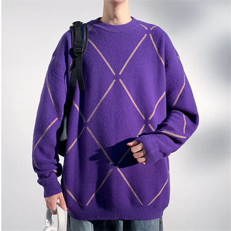 2023 Autumn New Fashion Men's Trendy Round Neck Pullover Knitwear Men's Casual Loose Versatile Long Sleeve Sweater
2023 Autumn New Fashion Men's Trendy Round Neck Pullover Knitwear Men's Casual Loose Versatile Long Sleeve Sweater