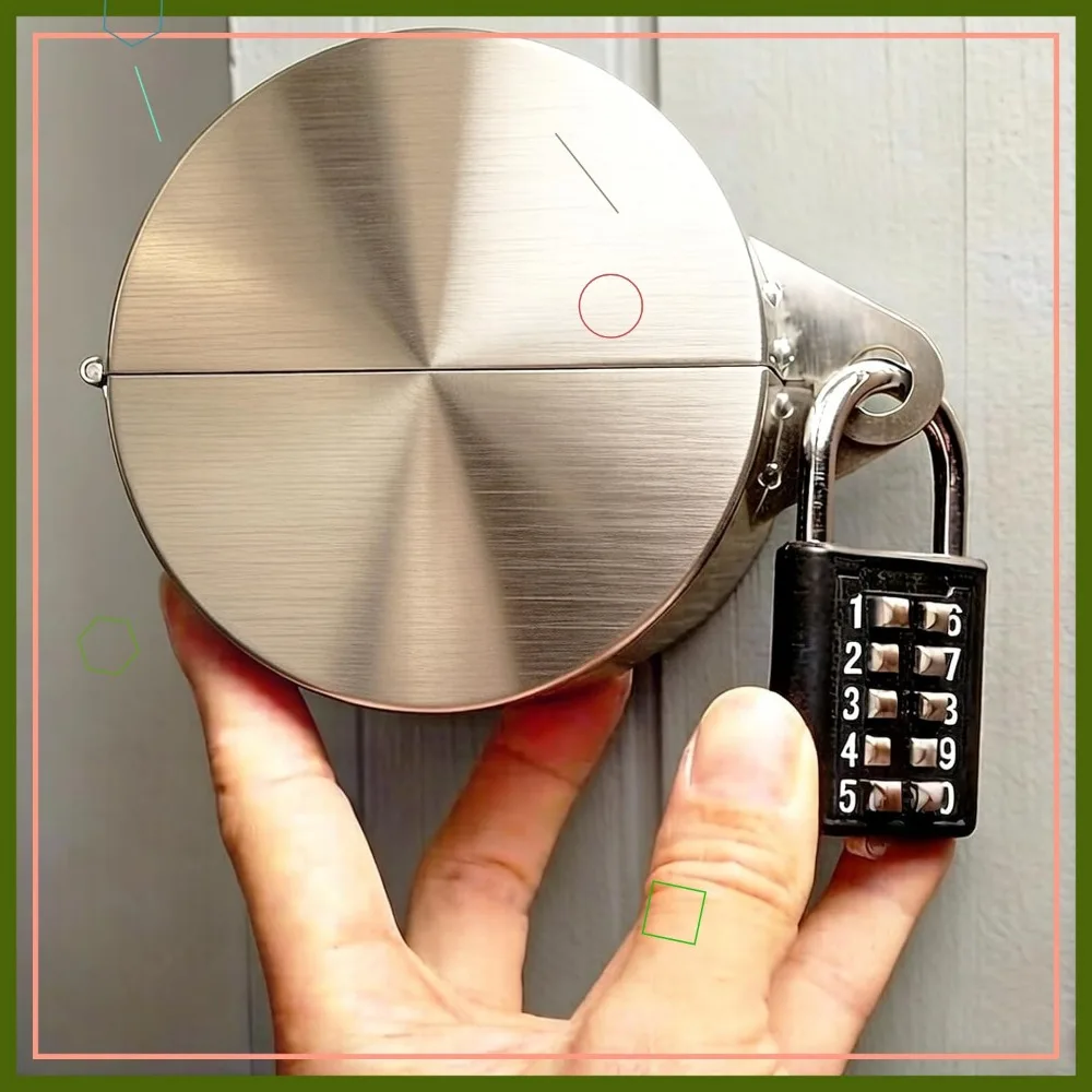 Door Handle Lock Out Device, Cover to Disable Knob/Faucet/Valve, Prevents Turning & Keyhole Access, Password Hanging Lock
Door Handle Lock Out Device, Cover to Disable Knob/Faucet/Valve, Prevents Turning & Keyhole Access, Password Hanging Lock
